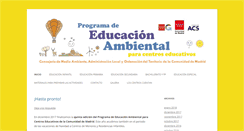 Desktop Screenshot of educambientalmadrid.com